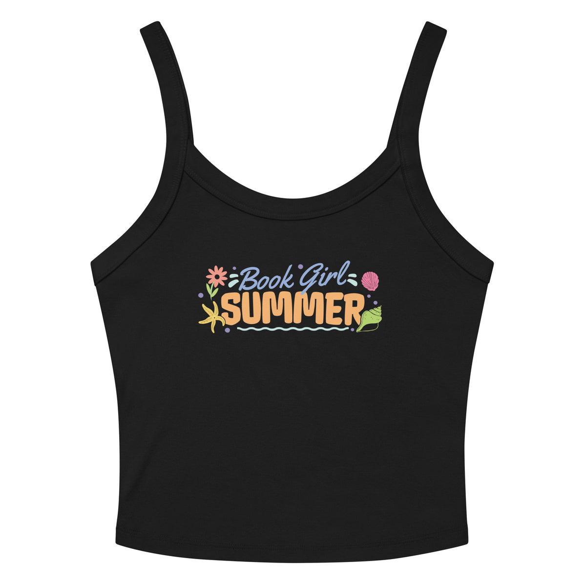 Book Girl Summer Tank Top - The Bean Workshop - Beach Read Top, Book Girl Summer Tank top, Book Lover Shirt, Bookish Summer Collection, Bookworm Apparel, Summer Reading Tee, tank top