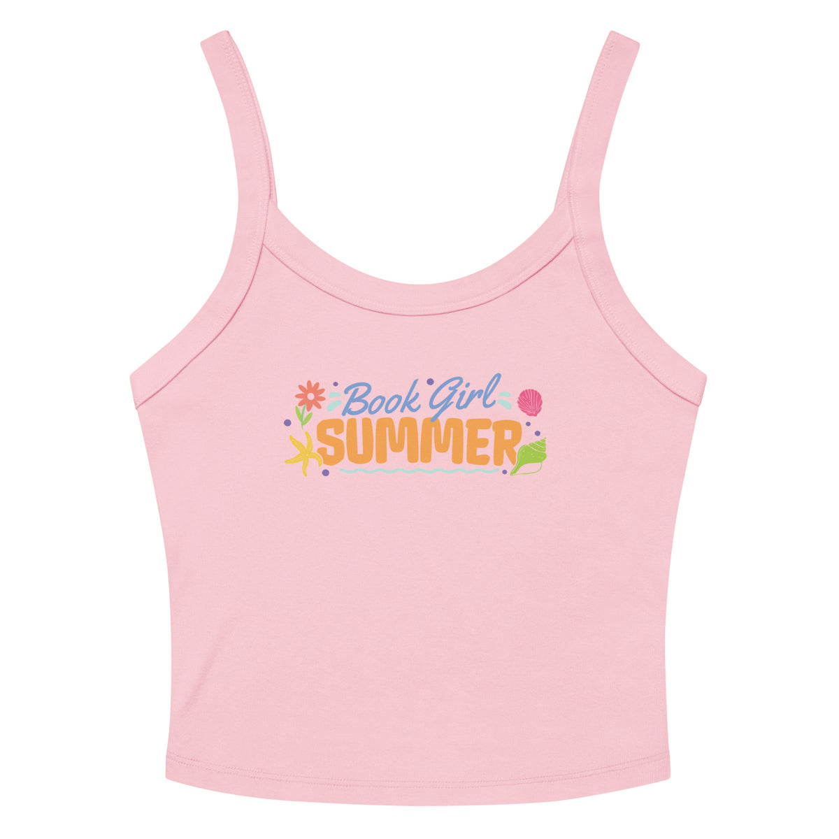 Book Girl Summer Tank Top - The Bean Workshop - Beach Read Top, Book Girl Summer Tank top, Book Lover Shirt, Bookish Summer Collection, Bookworm Apparel, Summer Reading Tee, tank top