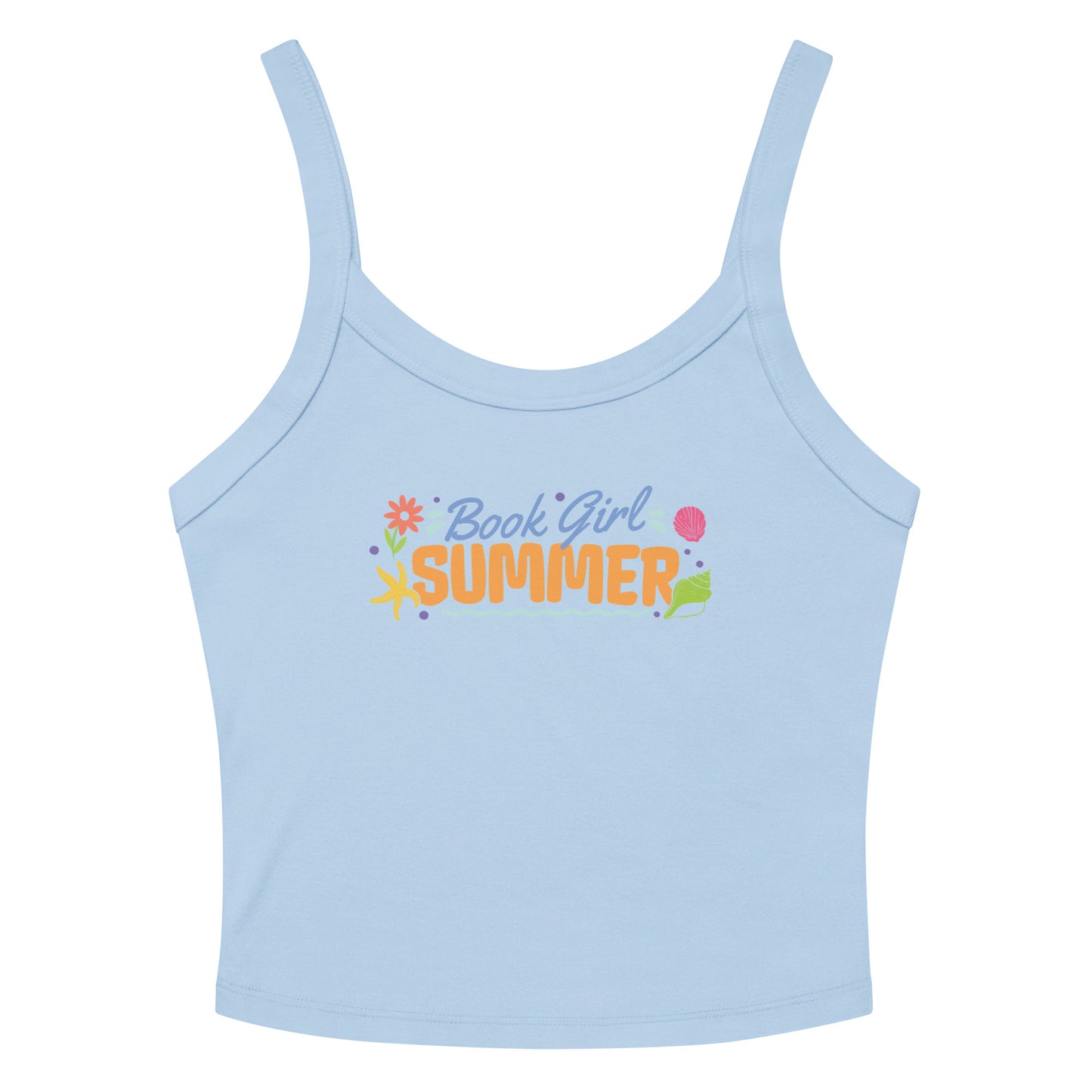 Book Girl Summer Tank Top - The Bean Workshop - Beach Read Top, Book Girl Summer Tank top, Book Lover Shirt, Bookish Summer Collection, Bookworm Apparel, Summer Reading Tee, tank top