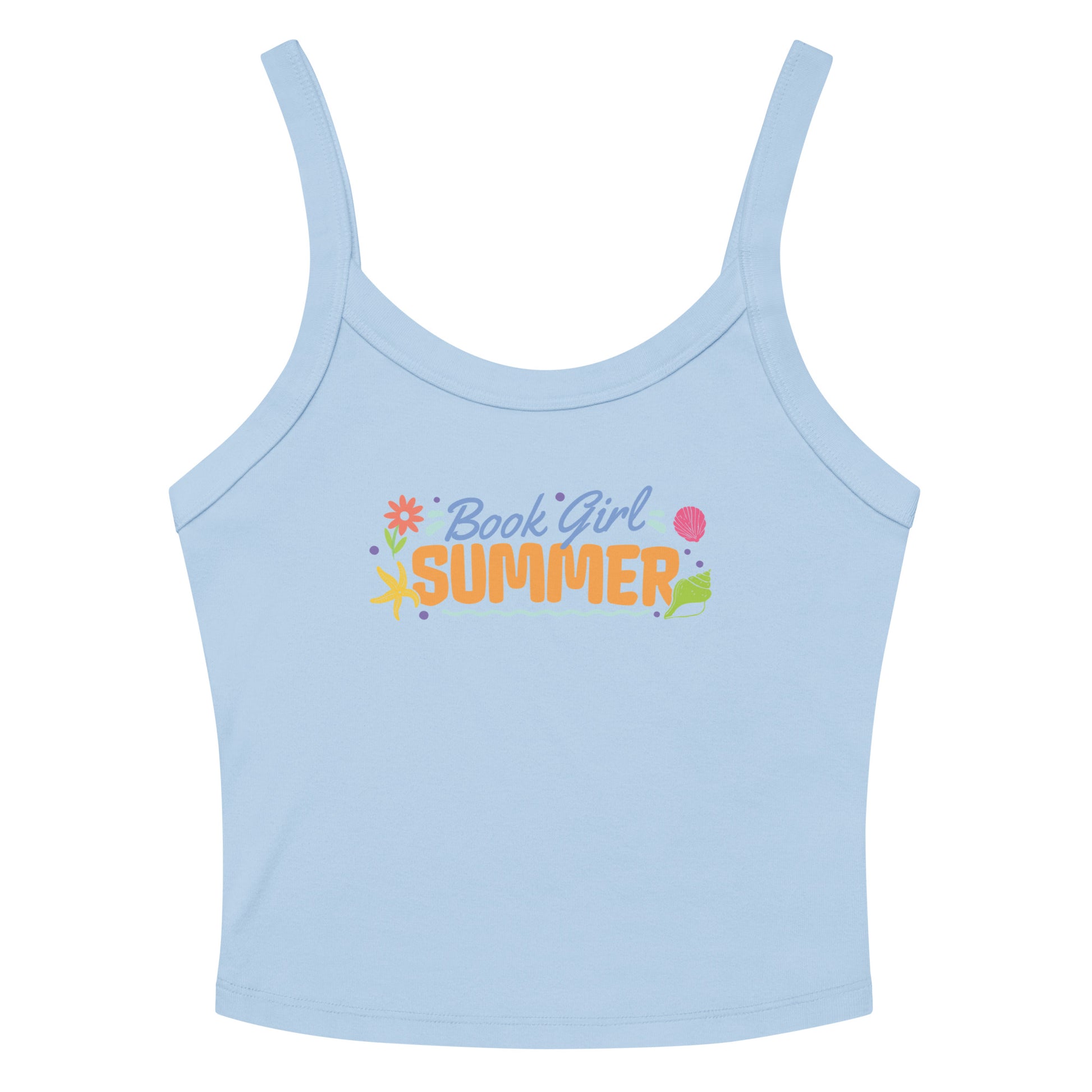 Book Girl Summer Tank Top - The Bean Workshop - Beach Read Top, Book Girl Summer Tank top, Book Lover Shirt, Bookish Summer Collection, Bookworm Apparel, Summer Reading Tee, tank top