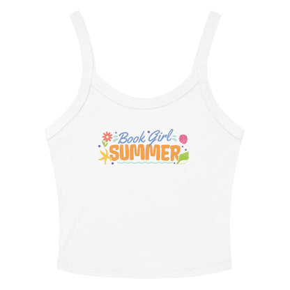 Book Girl Summer Tank Top - The Bean Workshop - Beach Read Top, Book Girl Summer Tank top, Book Lover Shirt, Bookish Summer Collection, Bookworm Apparel, Summer Reading Tee, tank top