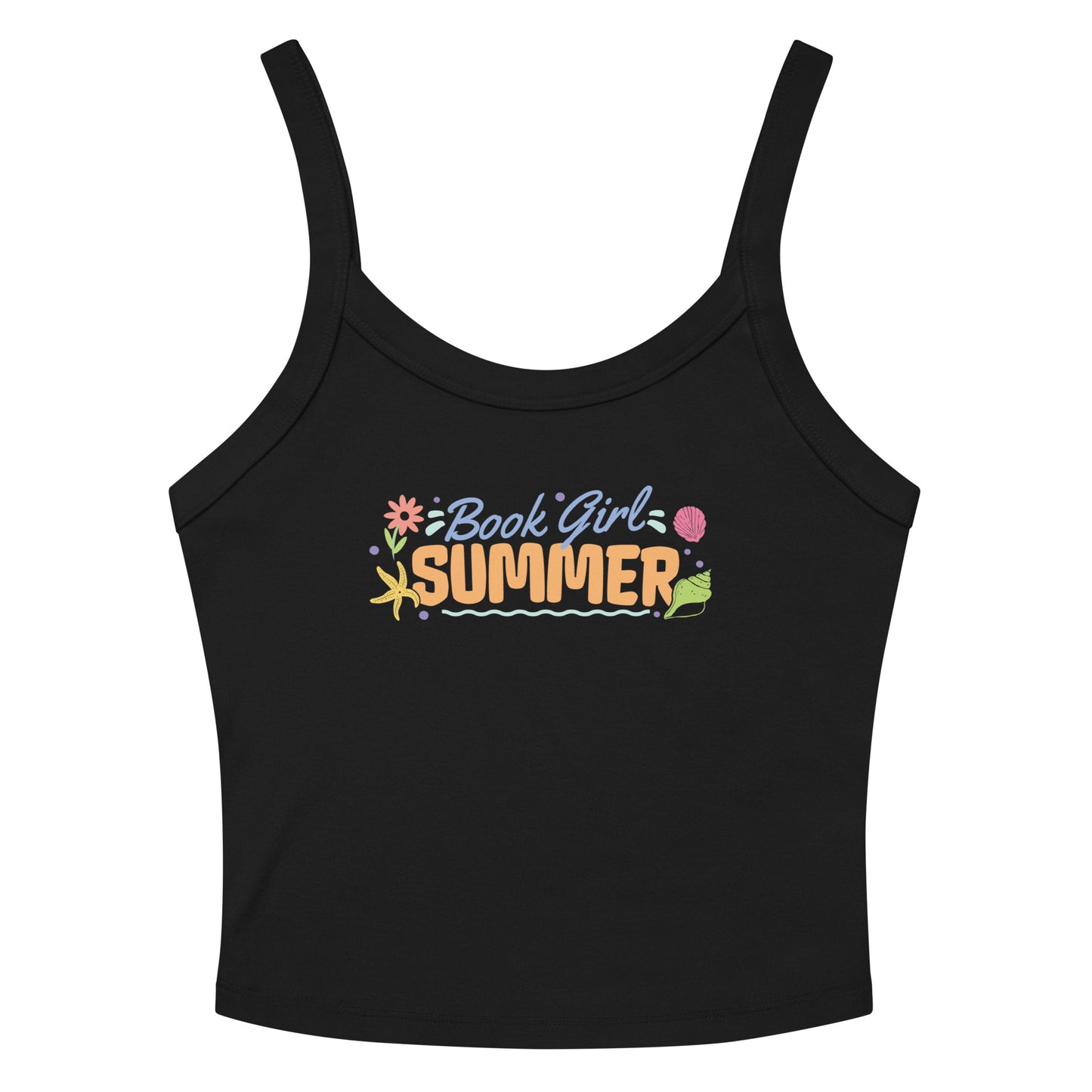 Book Girl Summer Tank Top - The Bean Workshop - Beach Read Top, Book Girl Summer Tank top, Book Lover Shirt, Bookish Summer Collection, Bookworm Apparel, Summer Reading Tee, tank top
