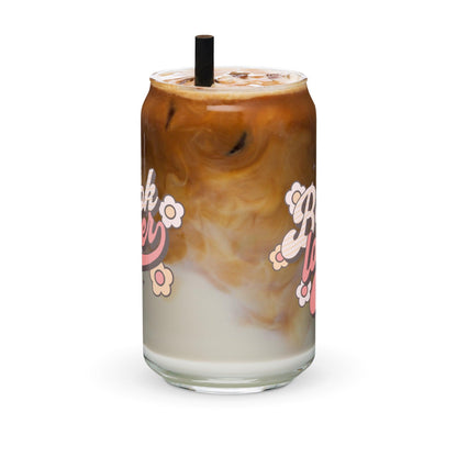 Book Lover Can-Shaped Glass Cup - The Bean Workshop - book lover, bookish, glass can, home library, read everyday, reading accessories