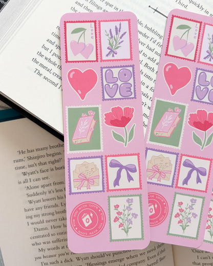 Book Lover Stamp Bookmark