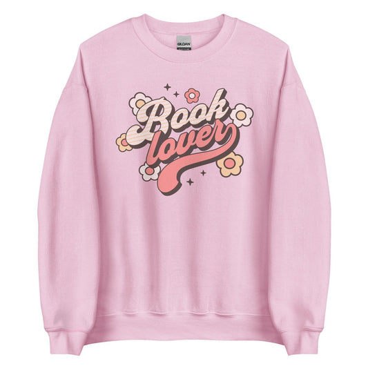 Book Lover Sweatshirt - The Bean Workshop - book lover, bookish, cute, read everyday, retro, sweatshirt