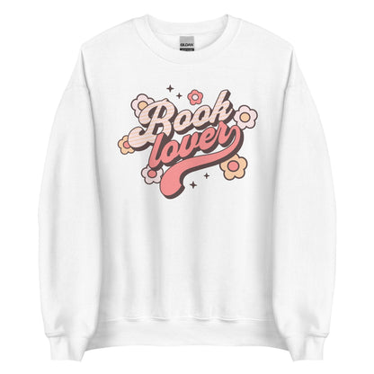 Book Lover Sweatshirt - The Bean Workshop - book lover, bookish, cute, read everyday, retro, sweatshirt