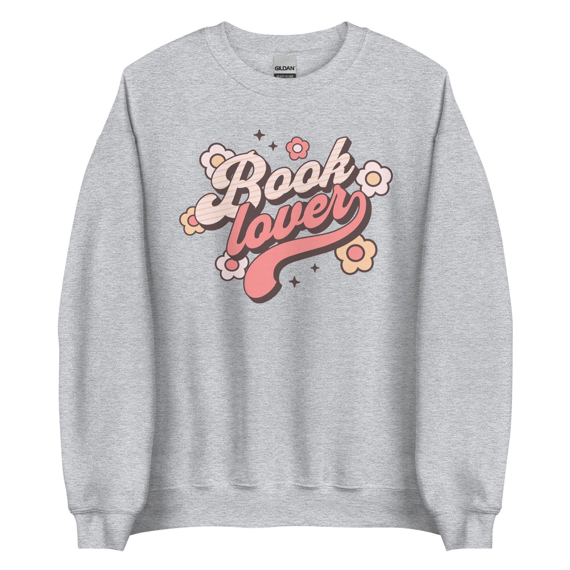 Book Lover Sweatshirt - The Bean Workshop - book lover, bookish, cute, read everyday, retro, sweatshirt