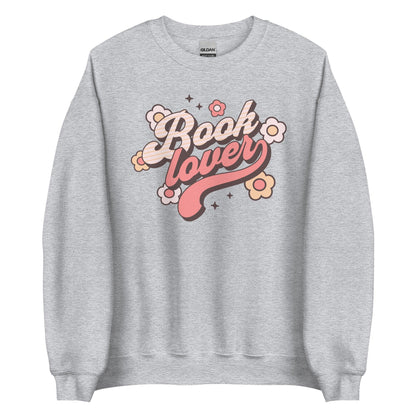 Book Lover Sweatshirt - The Bean Workshop - book lover, bookish, cute, read everyday, retro, sweatshirt