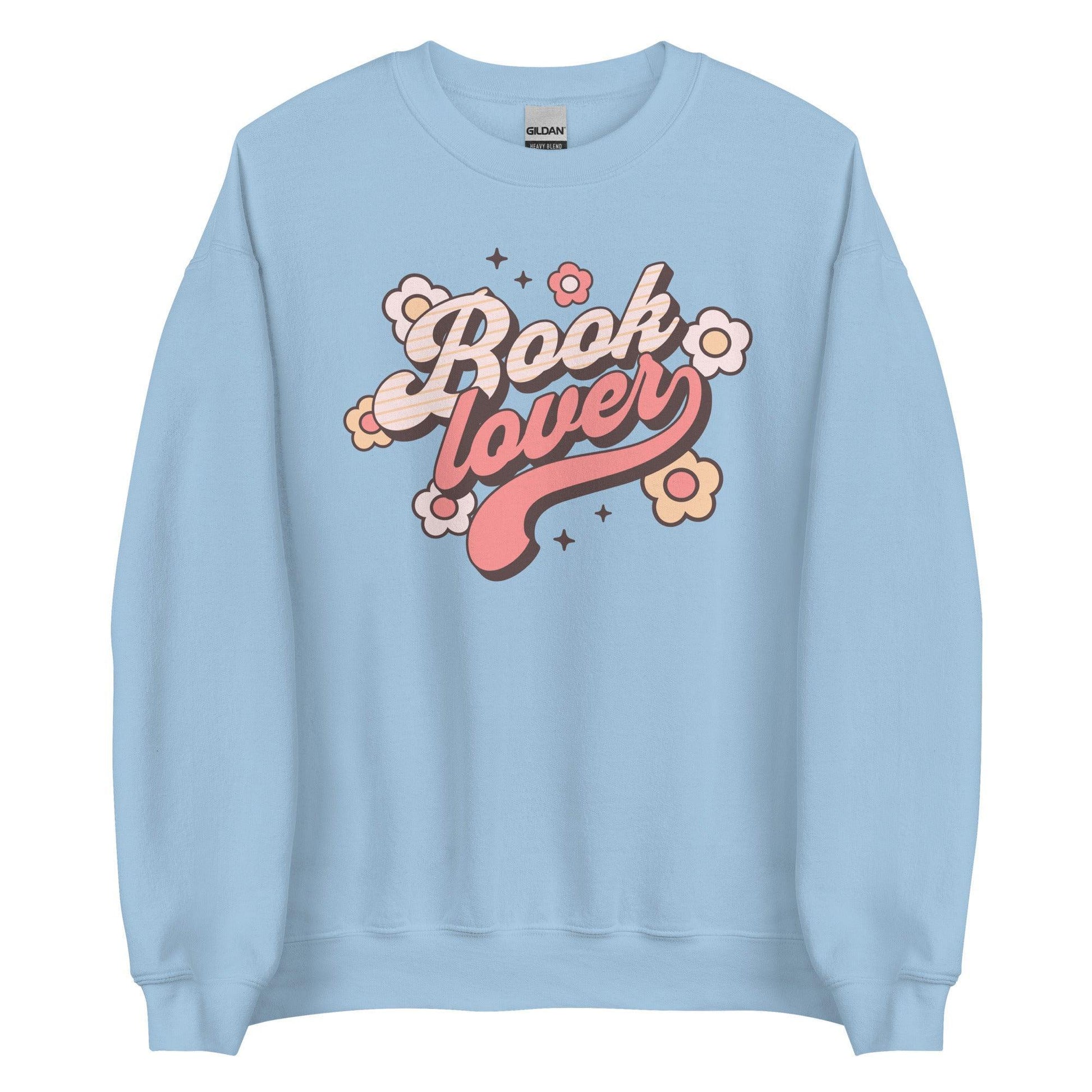 Book Lover Sweatshirt - The Bean Workshop - book lover, bookish, cute, read everyday, retro, sweatshirt