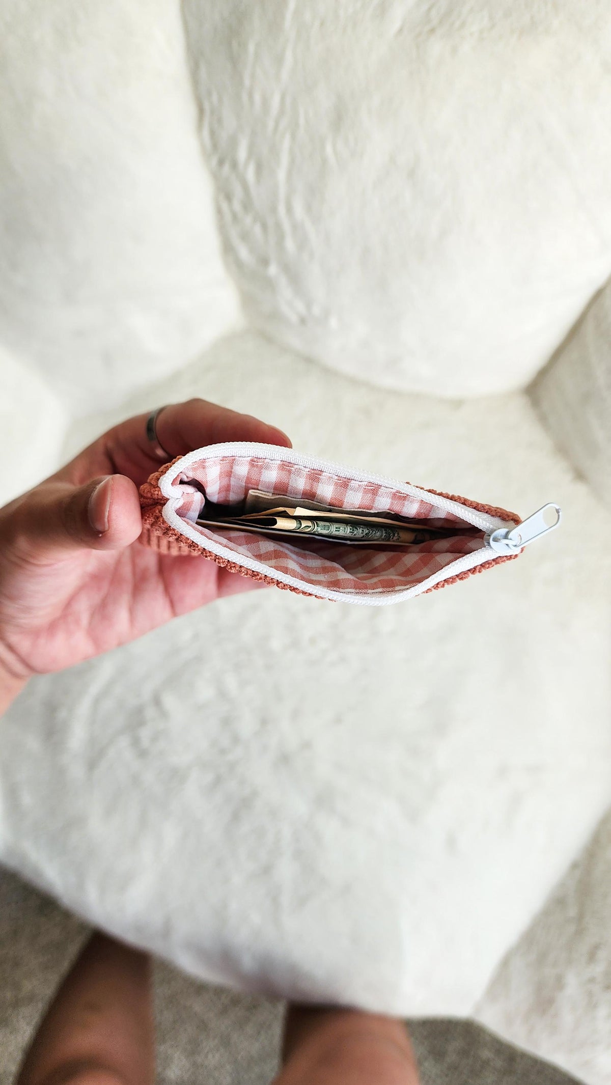 Bookish Corduroy Coin Purse & Wallet | Gift for Book Lovers, Readers, Teachers - The Bean Workshop - birthday christmas, book bag, book money wallet, bookish coin purse, cardholder, corduroy cotton bag, fun present readers, gift for book lovers, handmade, keychain mini, reading accessories, teachers librarians, zippered pouch