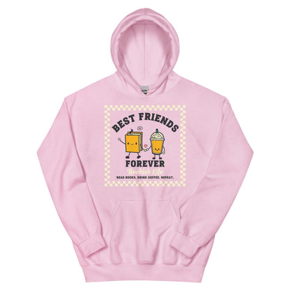 Bookish Friends Forever Hoodie - The Bean Workshop - Book Lover, Bookaholic, bookish, bookish friends, hoodie, read everyday