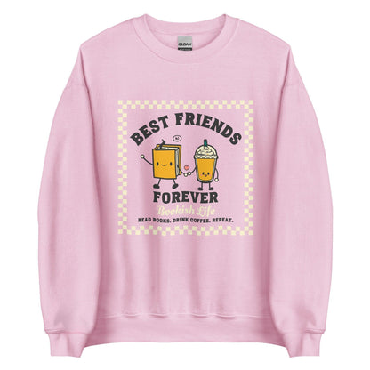 Bookish Friends Forever Sweatshirt - The Bean Workshop - Book Lover, Bookaholic, bookish, bookish friends, read everyday, sweatshirt