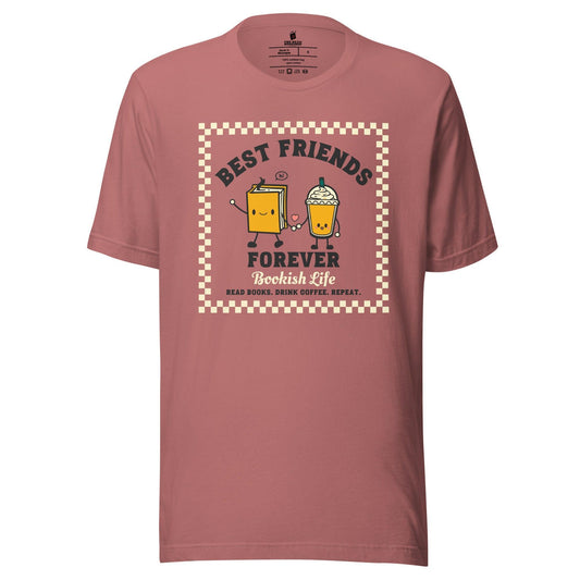Bookish Friends Forever T-Shirt - The Bean Workshop - book lover, bookish, bookstore date, read everyday, t-shirt