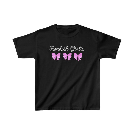 Bookish Girlie Coquette Baby Tee - The Bean Workshop - baby tee, book lover, bookish, coquette, cute, read everyday, T-shirts