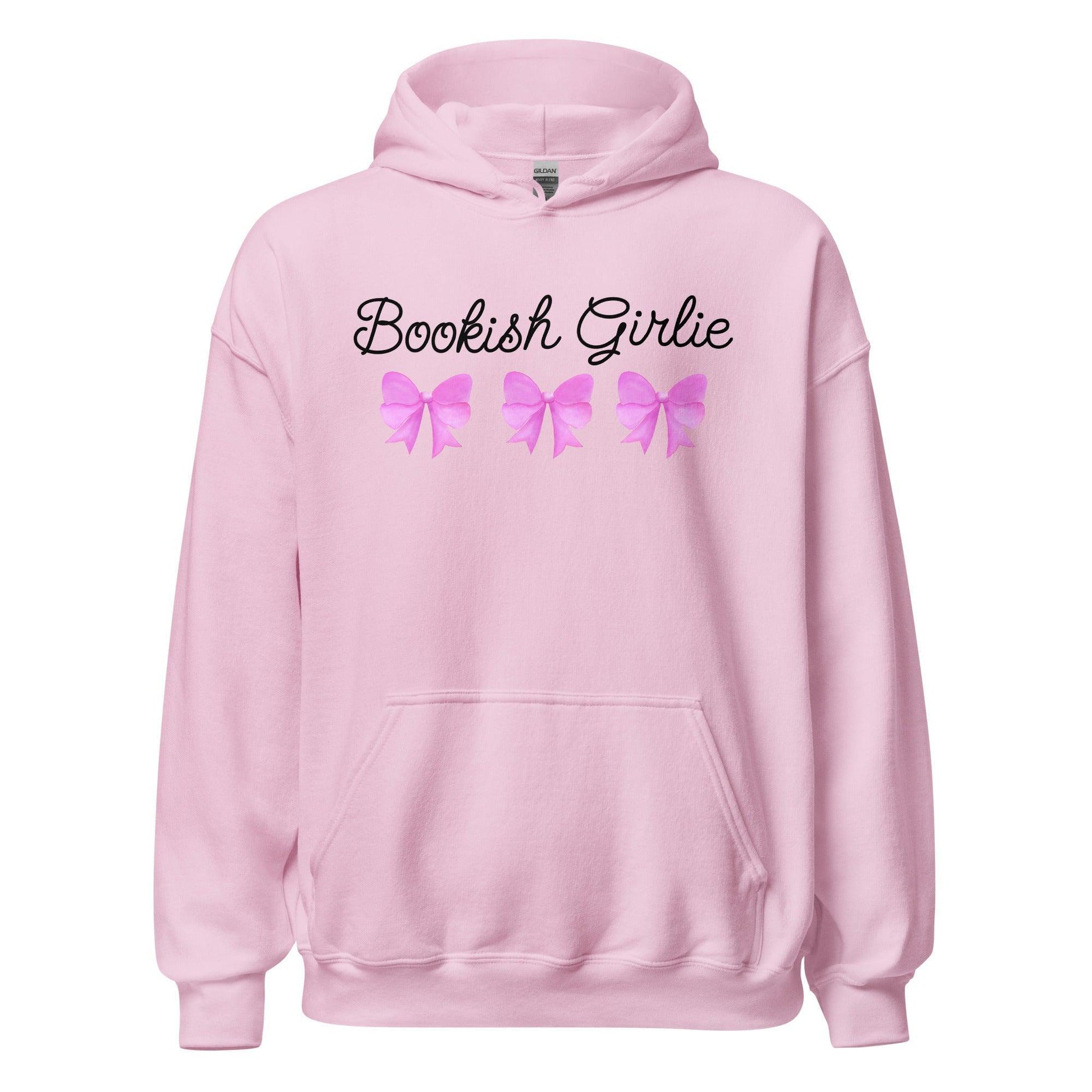 Bookish Girlie Hoodie - The Bean Workshop - Book Lover, Bookaholic, bookish, Books and girls, hoodie, read everyday