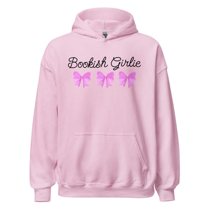 Bookish Girlie Hoodie - The Bean Workshop - Book Lover, Bookaholic, bookish, Books and girls, hoodie, read everyday