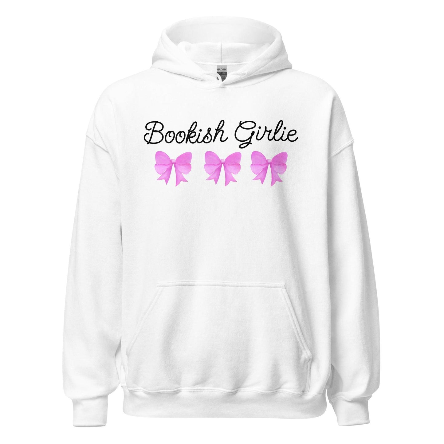 Bookish Girlie Hoodie - The Bean Workshop - Book Lover, Bookaholic, bookish, Books and girls, hoodie, read everyday