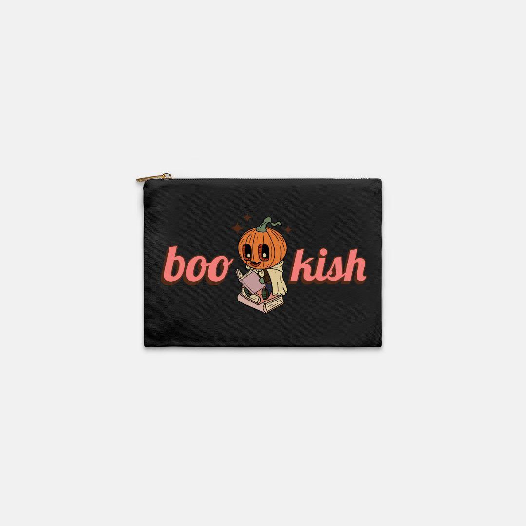 Bookish Kindle Bag | Retro Typography E-Reader & Makeup Bag | 4 Colors - The Bean Workshop - book girlie, book lover, bookish, bookish gift, e-reader sleeve, gift for book lovers, halloween, halloween bookish, kindle bag, Kindle sleeve, makeup bag, retro, retro bookish, typography bag