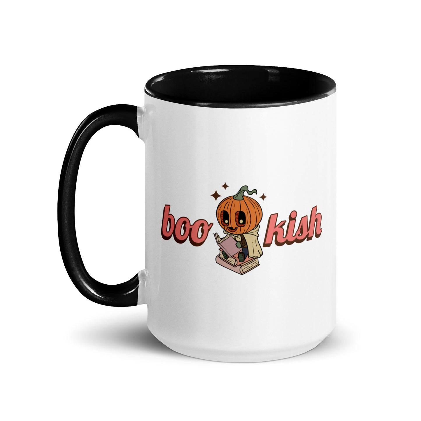 Bookish Mug - The Bean Workshop - book lover mug, Bookish mug, bookworm coffee cup, ceramic mug, coffee mug for readers, Halloween mug, literary gift, mug, reading mug, spooky season drinkware, tea cup book lover, too many books mug, unique bookish gift