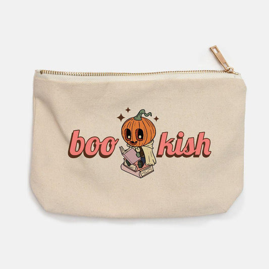 Bookish Pencil Bag - The Bean Workshop - book lover, bookish, halloween, pencil case, retro
