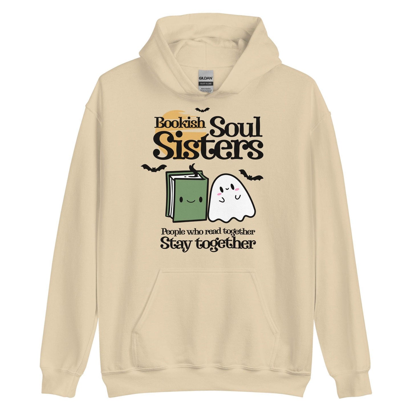 Bookish Soul Sisters Hoodie - The Bean Workshop - book lover, bookish, halloween, hoodie