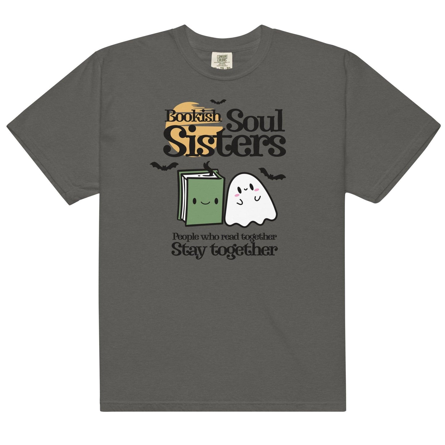 Bookish Soul Sisters Tee Shirt - The Bean Workshop - book lovers, bookaholic, box tee, halloween