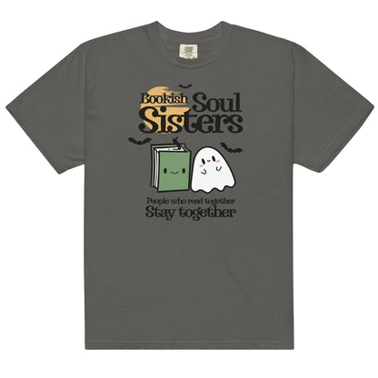 Bookish Soul Sisters Tee Shirt - The Bean Workshop - book lovers, bookaholic, box tee, halloween