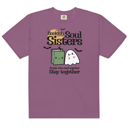 Bookish Soul Sisters Tee Shirt - The Bean Workshop - book lovers, bookaholic, box tee, halloween