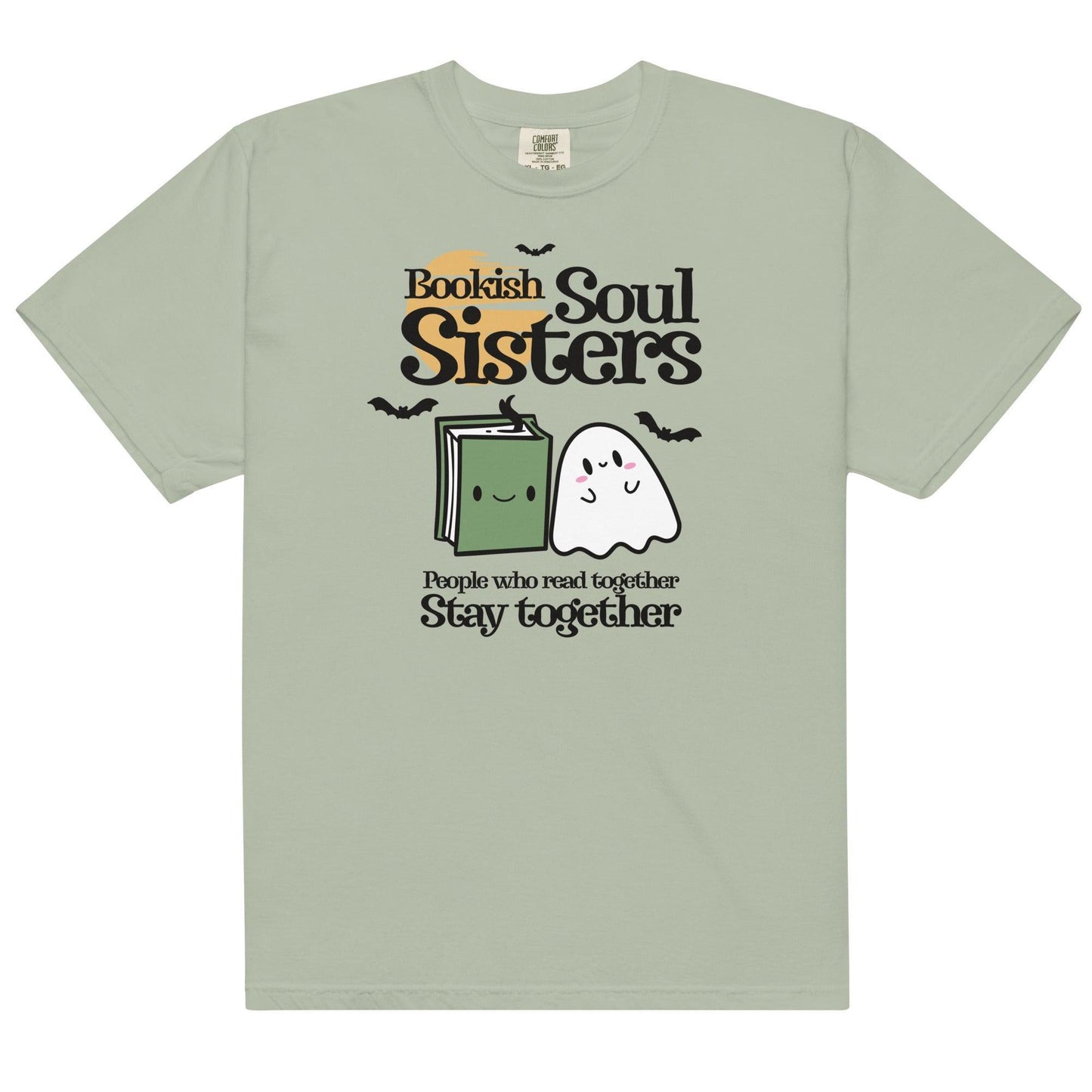 Bookish Soul Sisters Tee Shirt - The Bean Workshop - book lovers, bookaholic, box tee, halloween