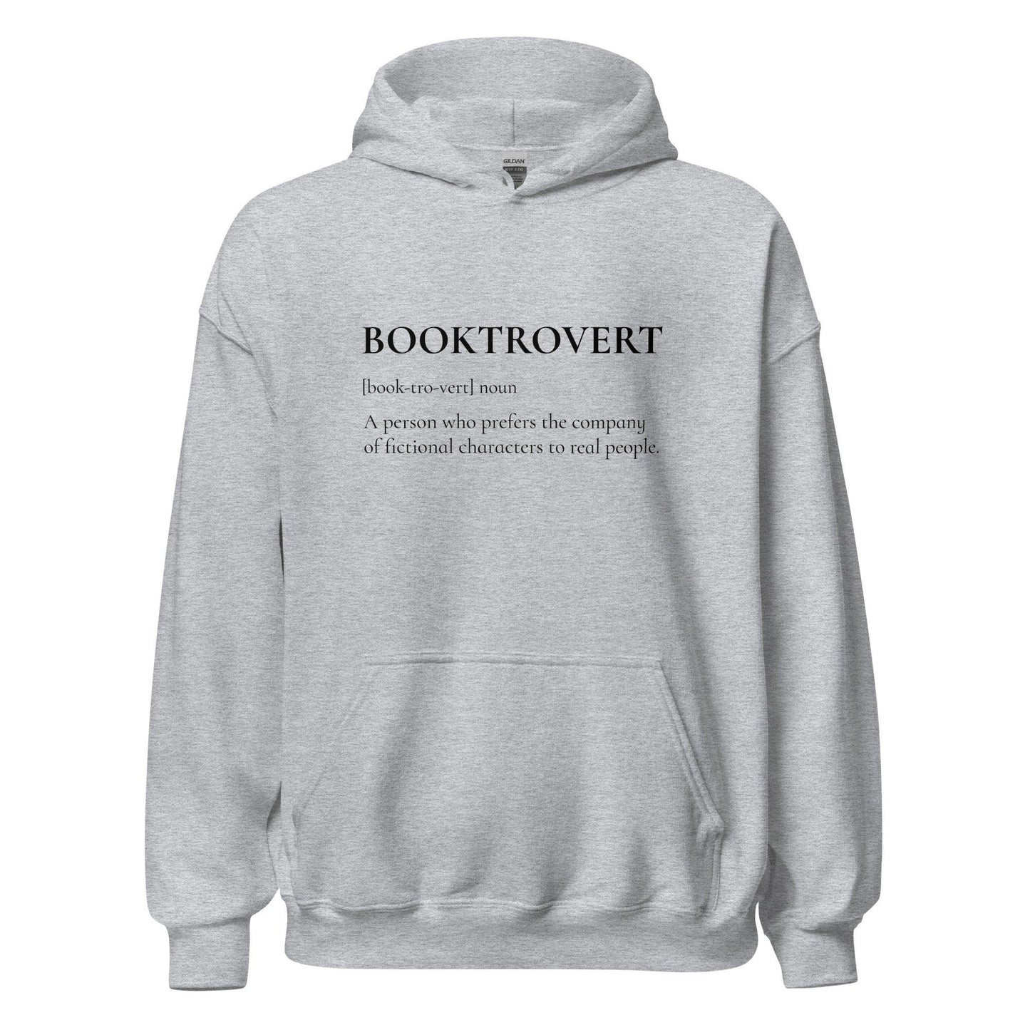 Booktrovert Hoodie - The Bean Workshop - bookish, booktrovert, hoodie, read everyday