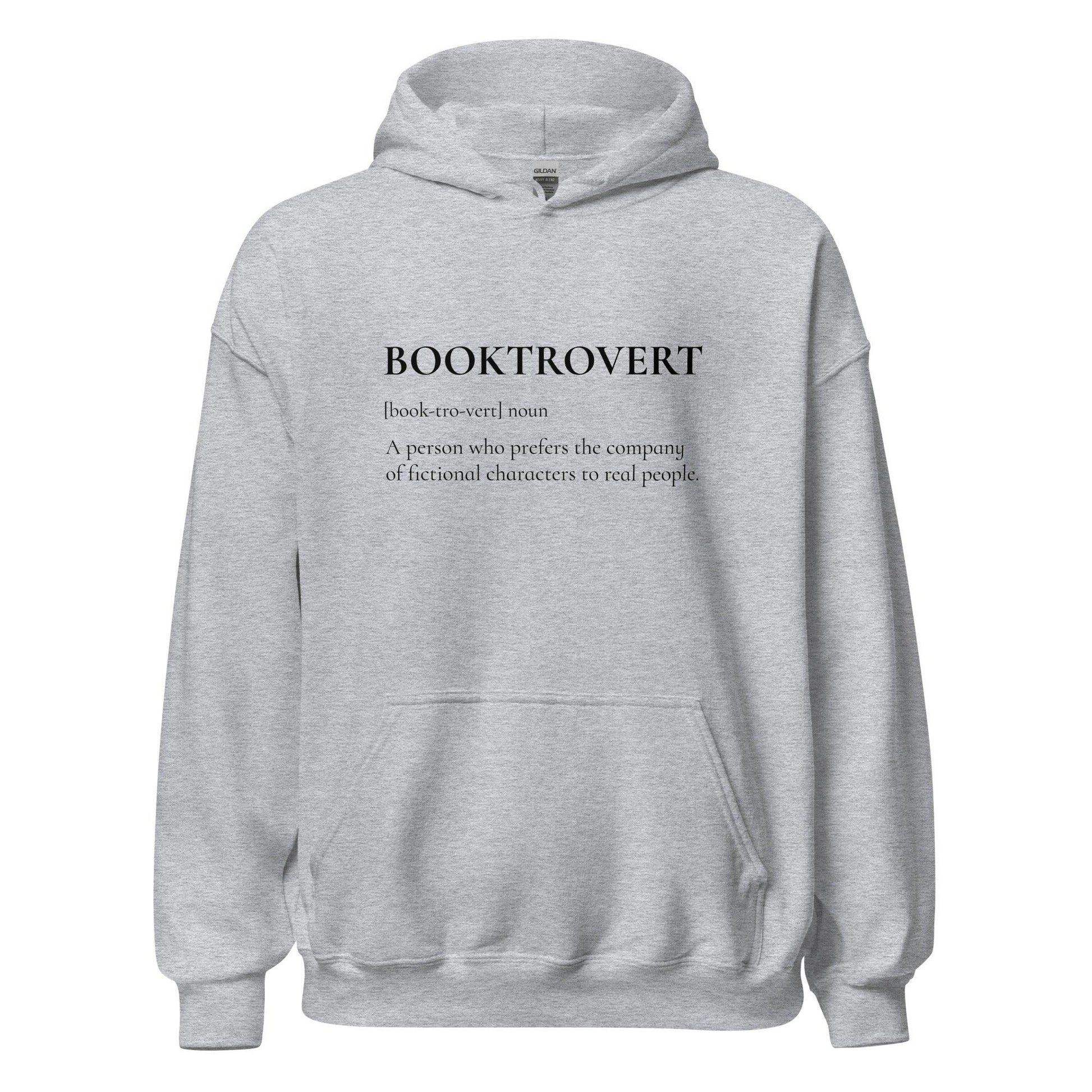 Booktrovert Hoodie - The Bean Workshop - bookish, booktrovert, hoodie, read everyday