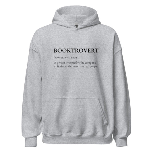 Booktrovert Hoodie - The Bean Workshop - bookish, booktrovert, hoodie, read everyday