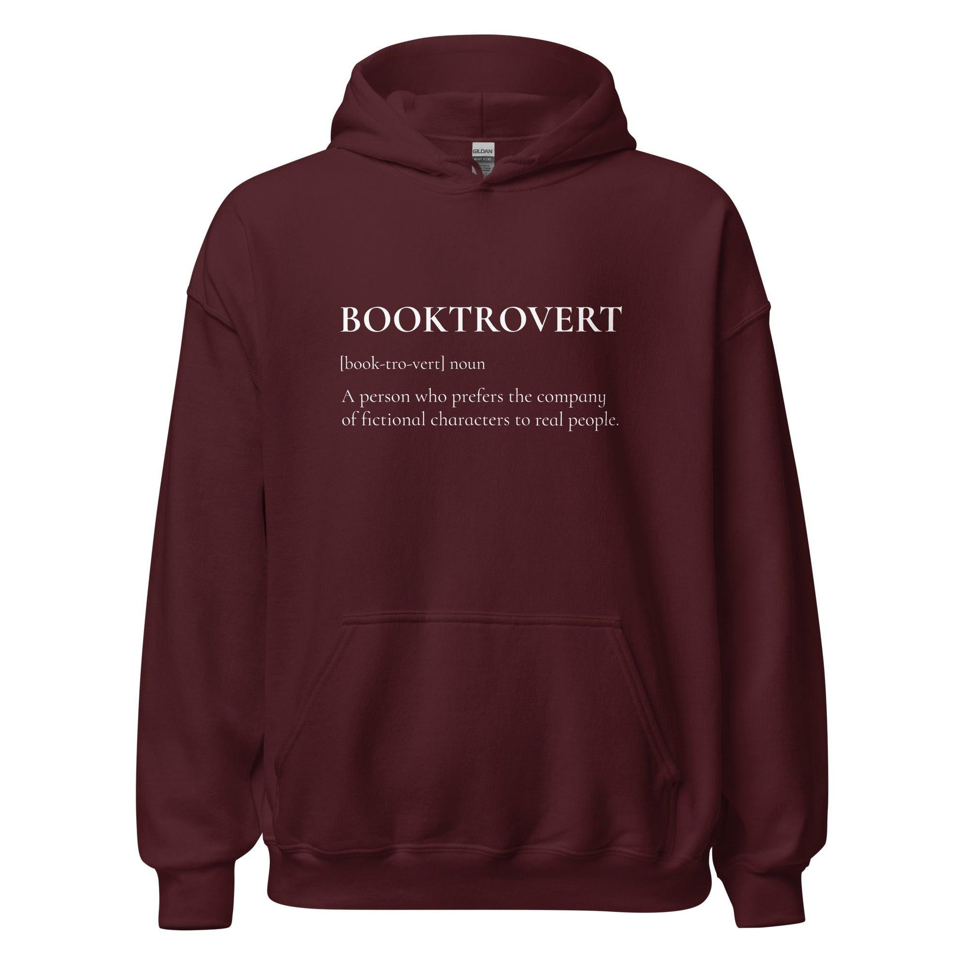 Booktrovert Hoodie - The Bean Workshop - bookish, booktrovert, hoodie, read everyday