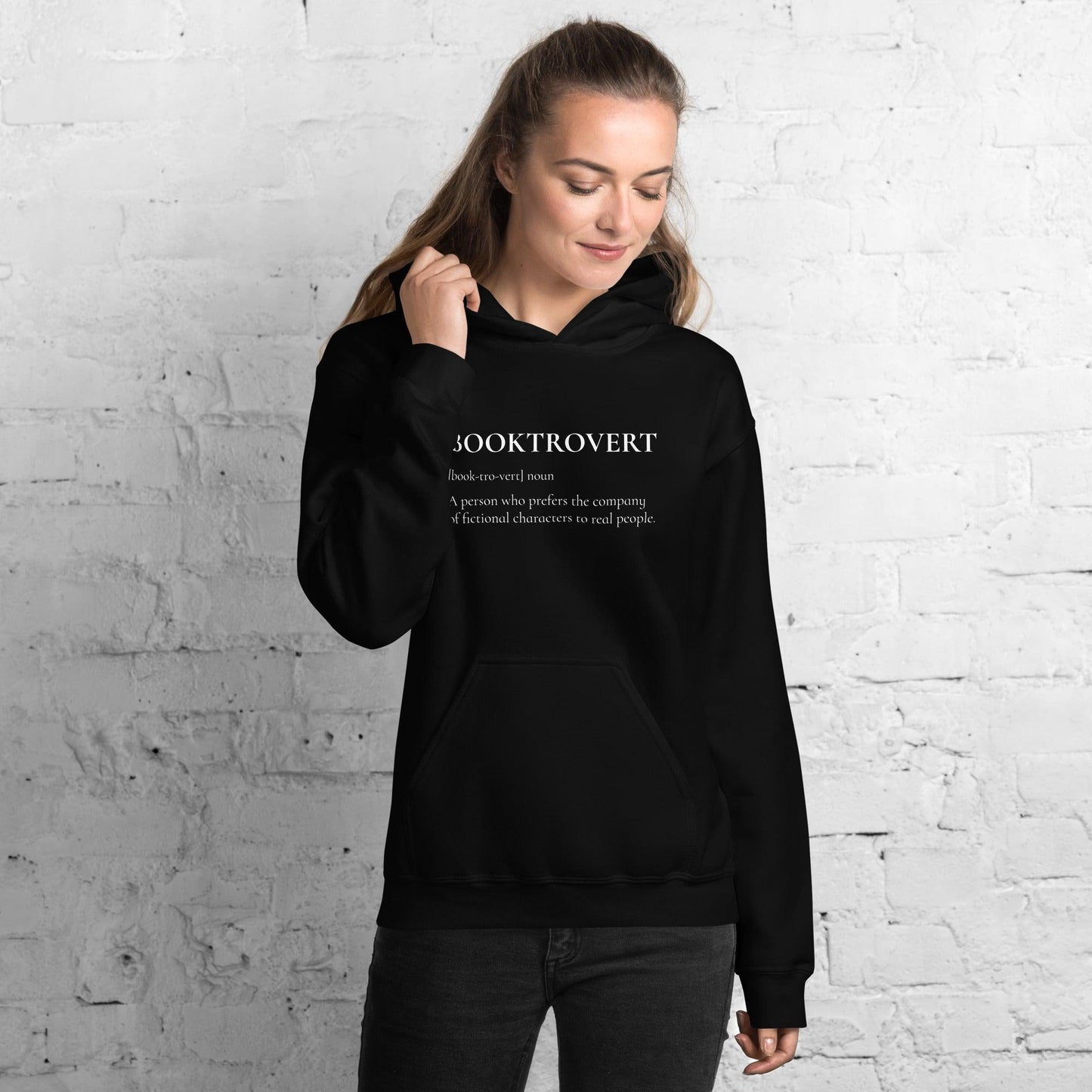 Booktrovert Hoodie - The Bean Workshop - bookish, booktrovert, hoodie, read everyday
