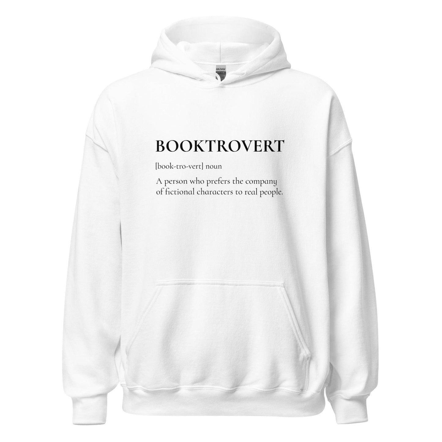 Booktrovert Hoodie - The Bean Workshop - bookish, booktrovert, hoodie, read everyday