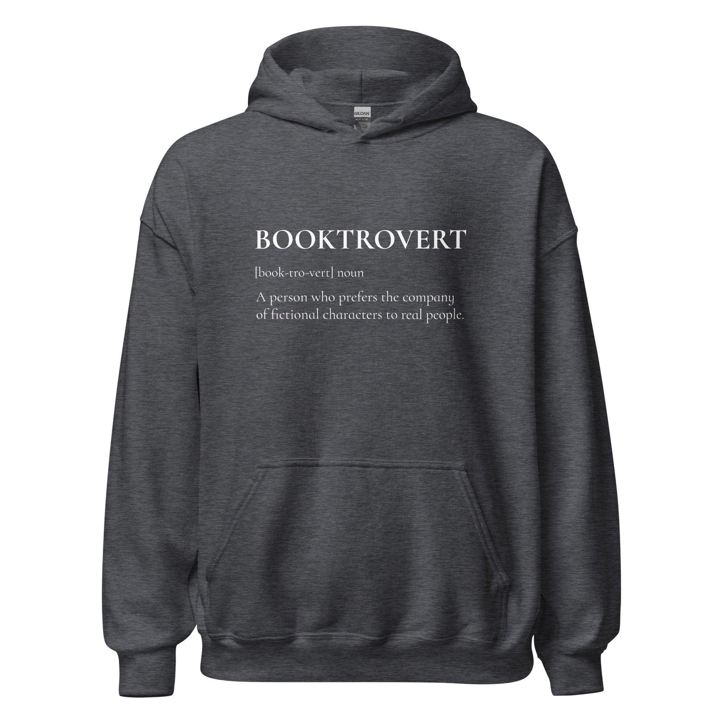 Booktrovert Hoodie - The Bean Workshop - bookish, booktrovert, hoodie, read everyday