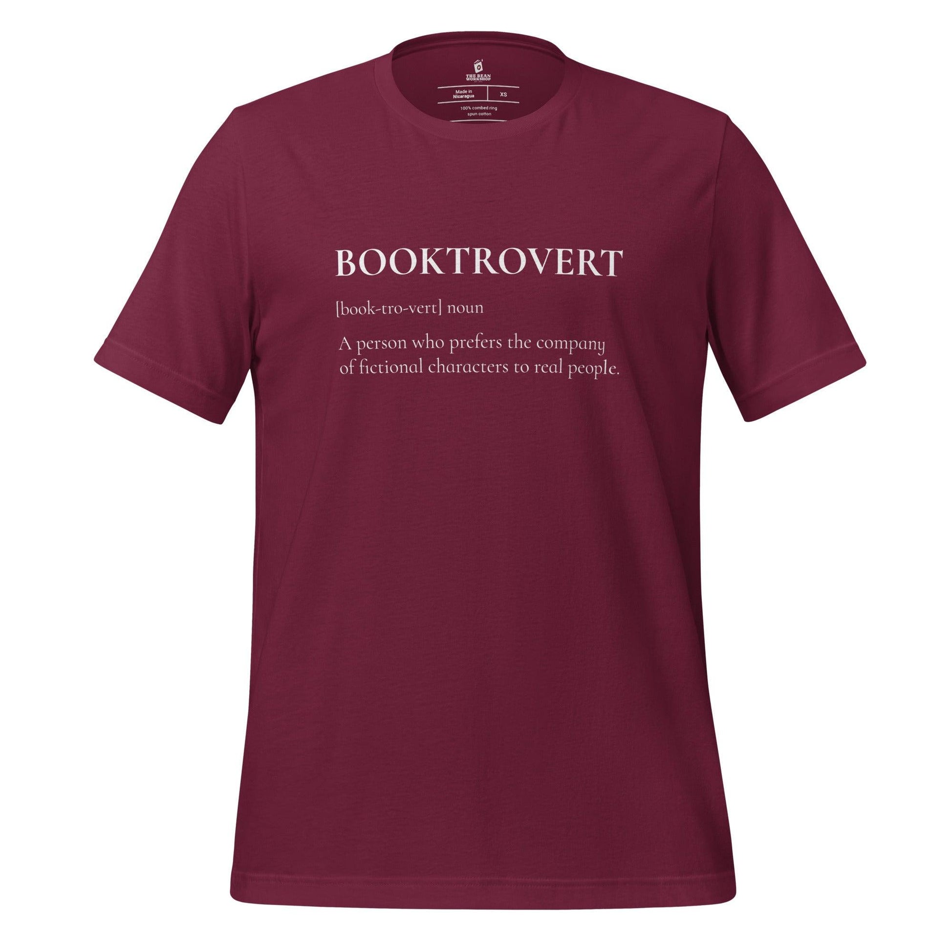 Booktrovert T-shirt - The Bean Workshop - bookish, booktrovert, read everyday, t-shirt, tee