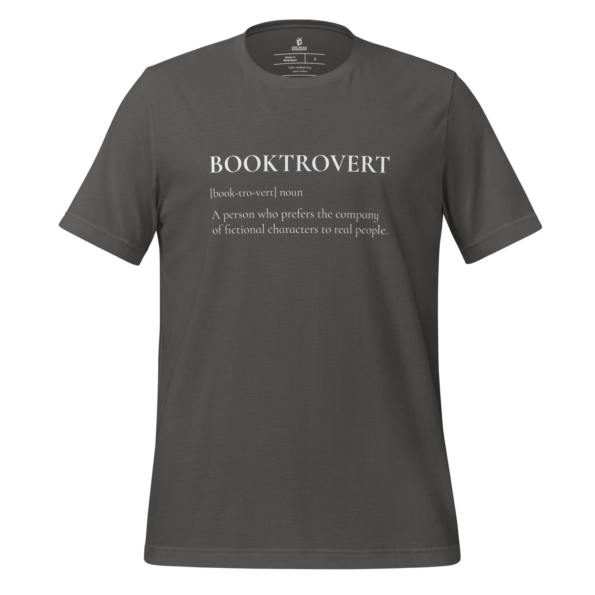 Booktrovert T-shirt - The Bean Workshop - bookish, booktrovert, read everyday, t-shirt, tee