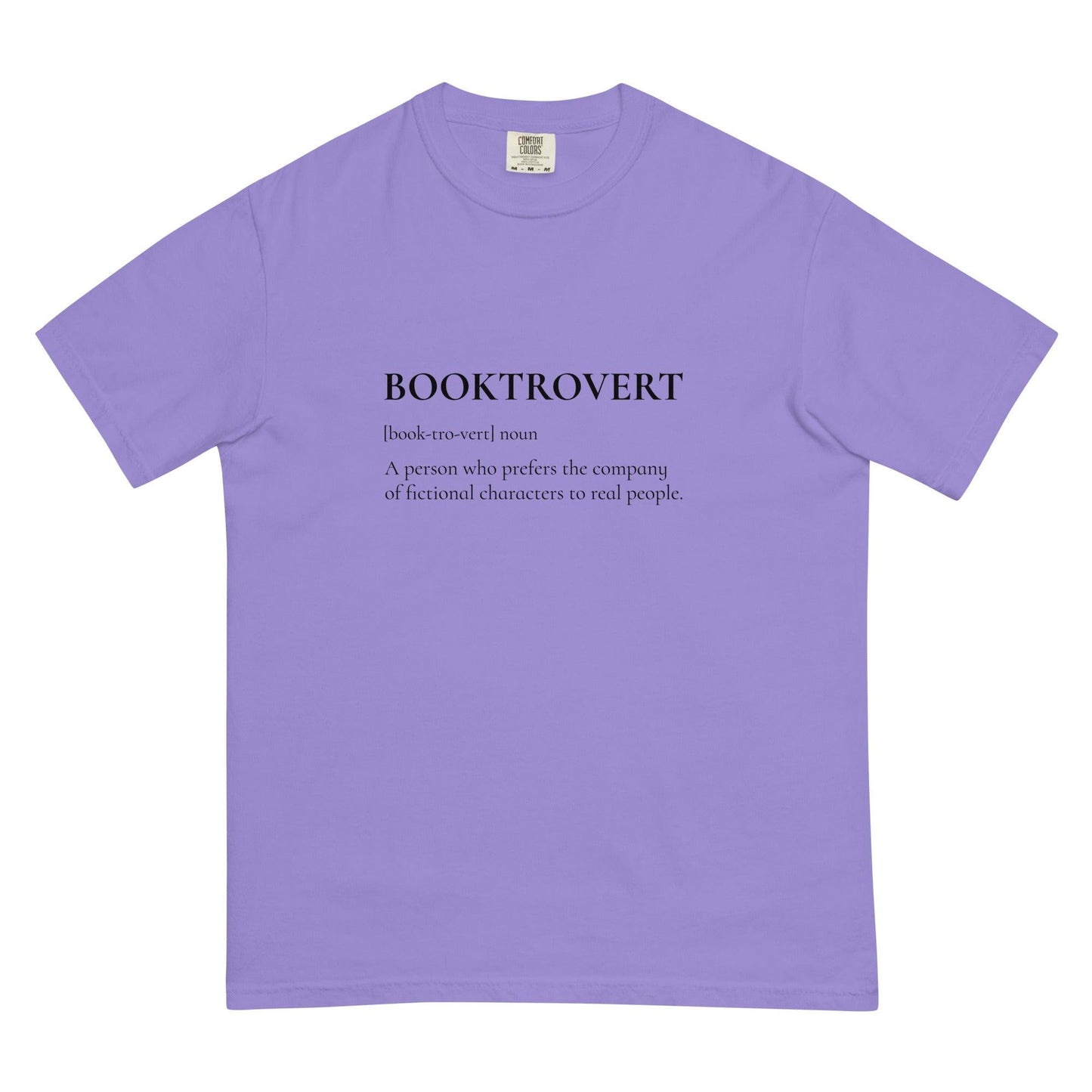 Booktrovert Tee Shirt - The Bean Workshop - bookish, booktrovert, read everyday, t-shirt, tee