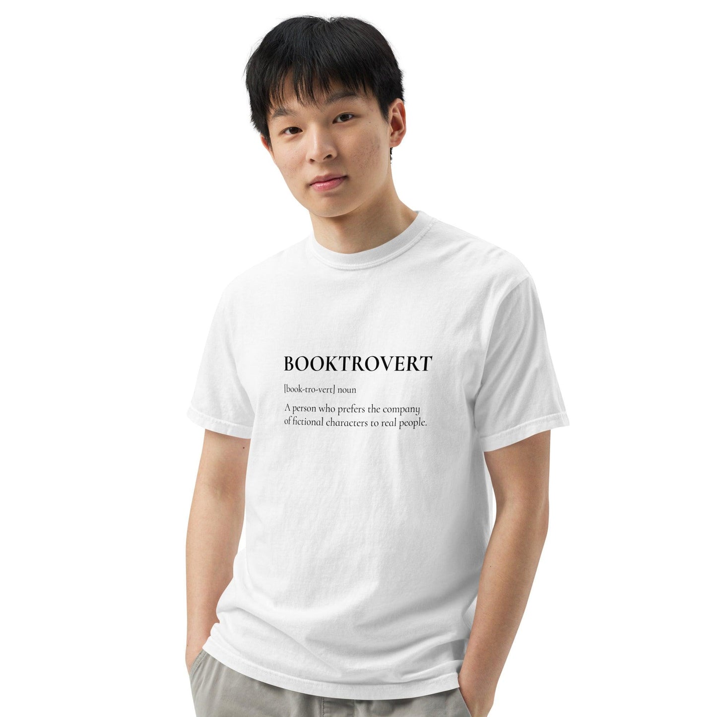 Booktrovert Tee Shirt - The Bean Workshop - bookish, booktrovert, read everyday, t-shirt, tee