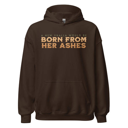 Born From Her Ashes Vhalla Yarl Hoodie - The Bean Workshop - air awakens, elise kova, hoodie, vhalla yarl