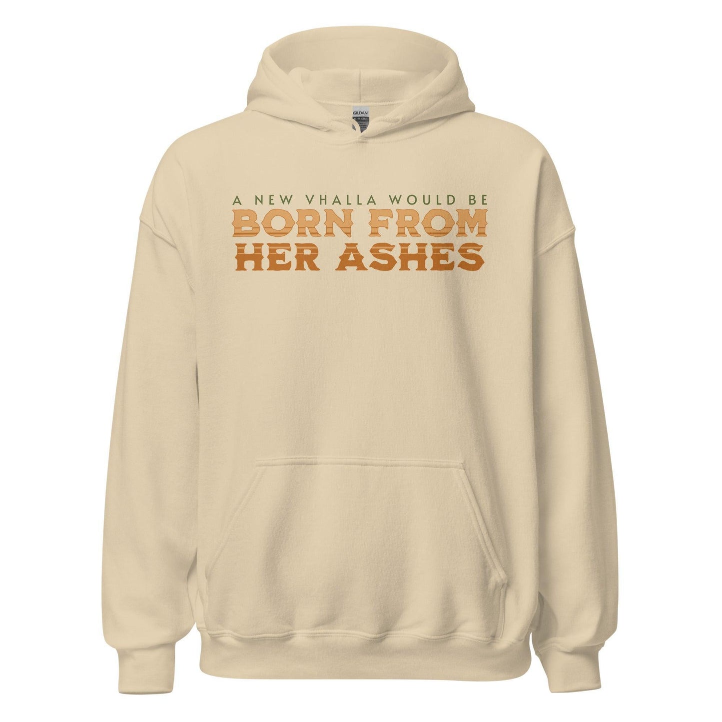 Born From Her Ashes Vhalla Yarl Hoodie - The Bean Workshop - air awakens, elise kova, hoodie, vhalla yarl