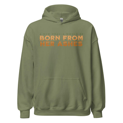 Born From Her Ashes Vhalla Yarl Hoodie - The Bean Workshop - air awakens, elise kova, hoodie, vhalla yarl