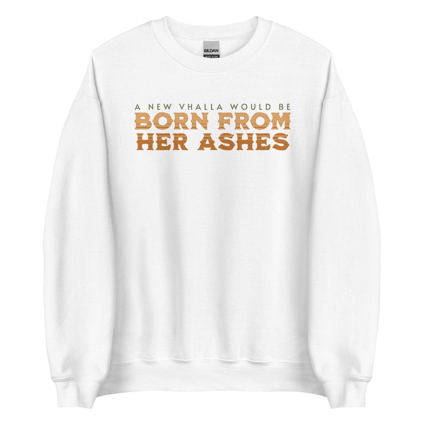 Born From Her Ashes Vhalla Yarl Sweatshirt - The Bean Workshop - air awakens, elise kova, sweatshirt, vhalla yarl
