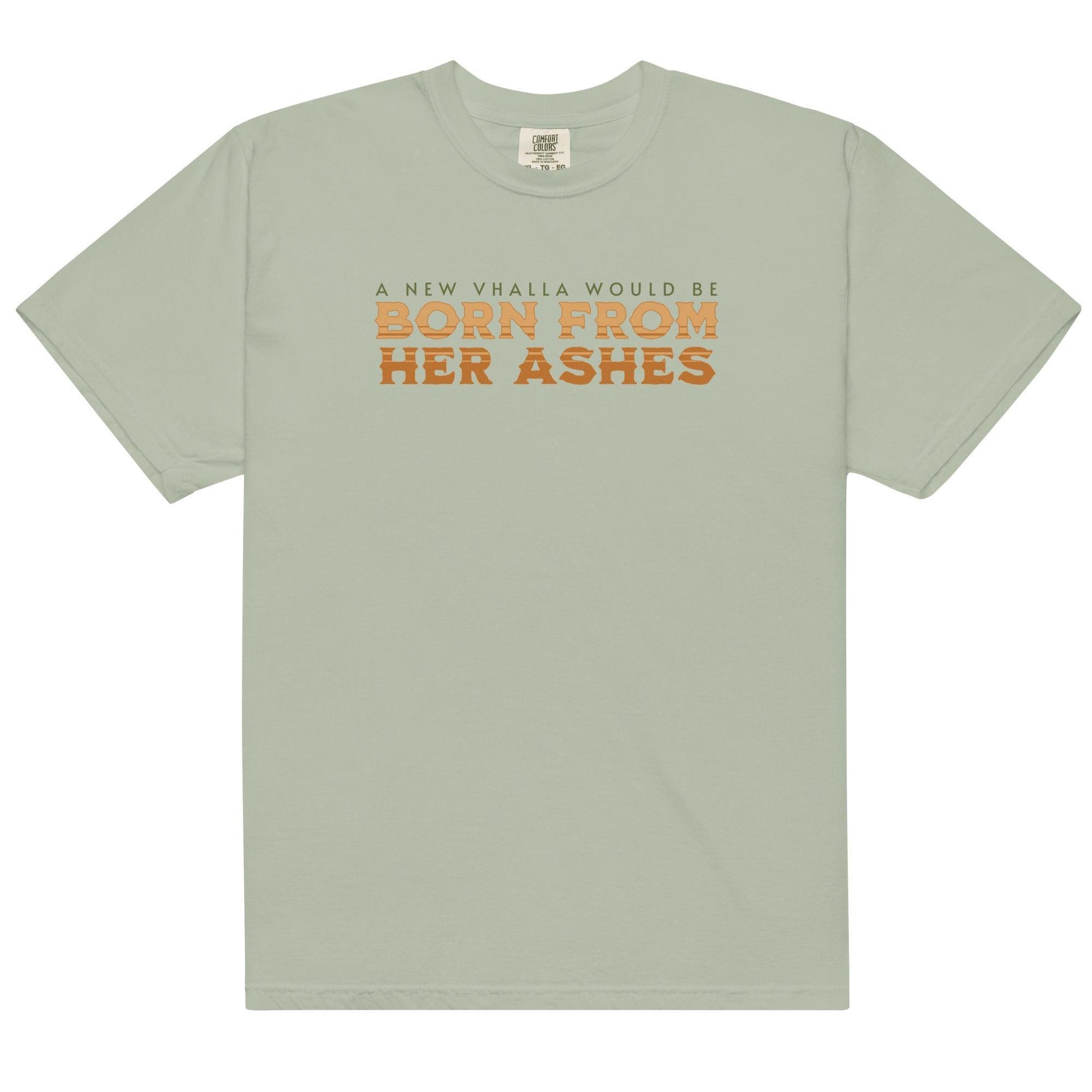 Born From Her Ashes Vhalla Yarl Tee Shirt - The Bean Workshop - air awakens, box tee, elise kova