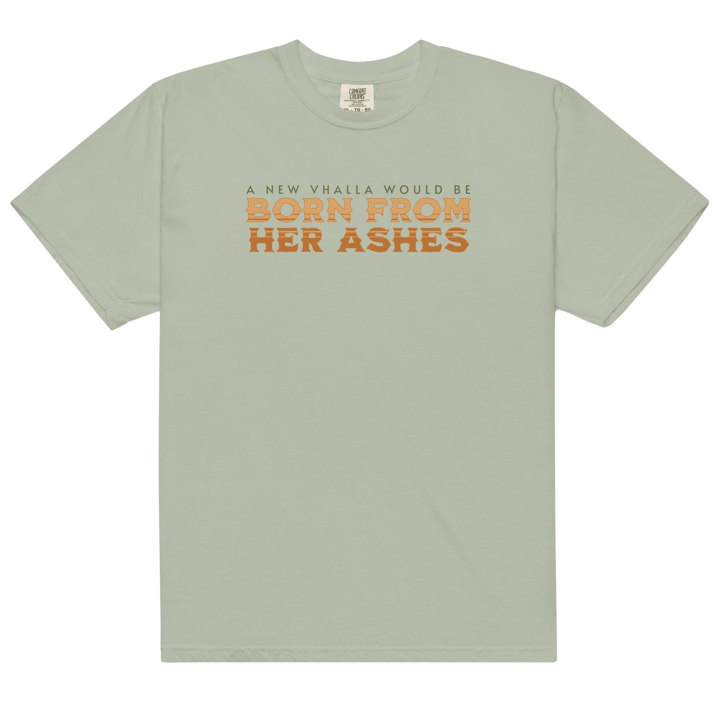 Born From Her Ashes Vhalla Yarl Tee Shirt - The Bean Workshop - air awakens, box tee, elise kova