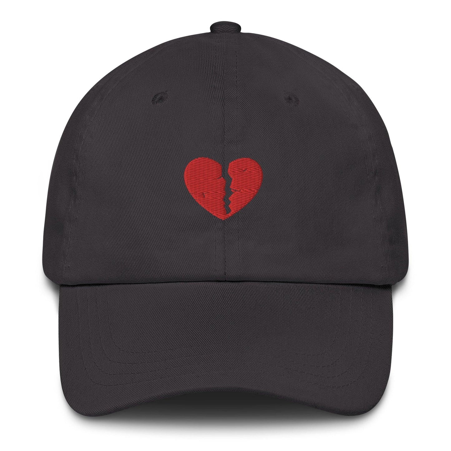 Broken Heart Embroidered Dad Hat - The Bean Workshop - book lover, bookish, cap, dad hat, hat, read everyday