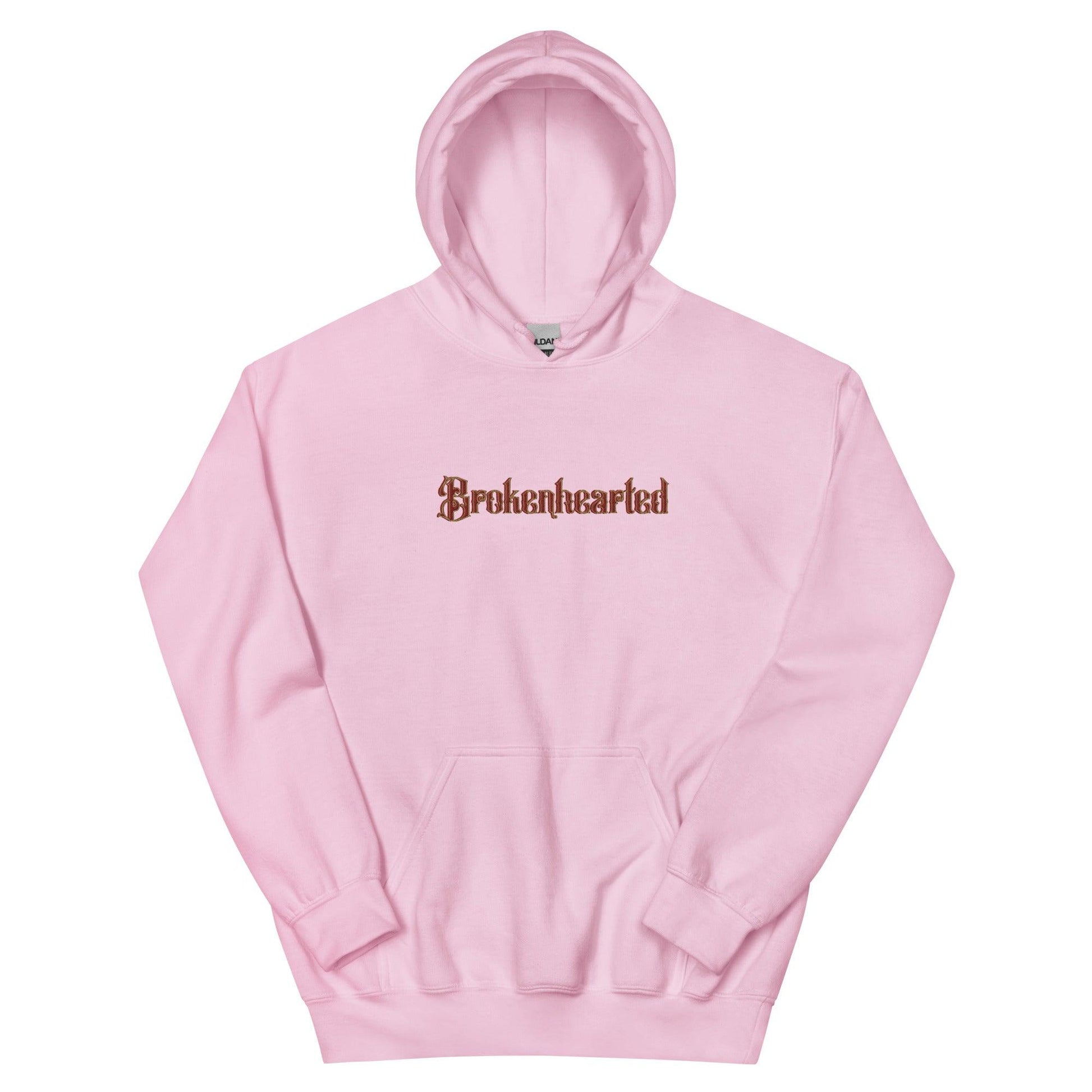 Brokenhearted Embroidered Hoodie - The Bean Workshop - Brokenhearted, Embroidered, hoodie, Once Upon A Broken Heart, Stephanie Garber