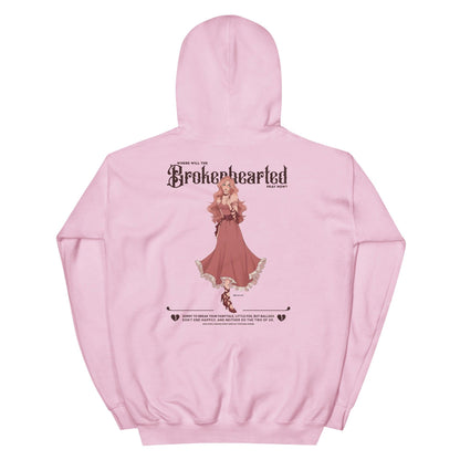 Brokenhearted Embroidered Hoodie - The Bean Workshop - Brokenhearted, Embroidered, hoodie, Once Upon A Broken Heart, Stephanie Garber