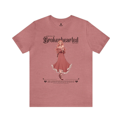 Brokenhearted T-Shirt - The Bean Workshop - evangeline fox, jacks prince of hearts, once upon a broken heart, ouabh, stephanie garber, T-shirts